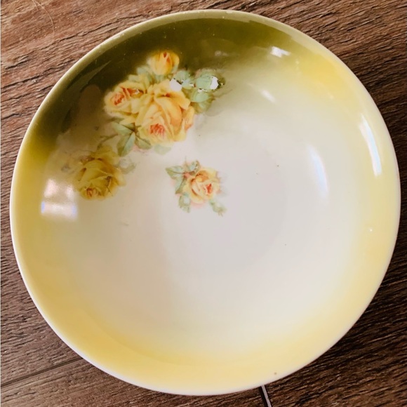 Vintage Germany Hand-Painted
Yellow Roses Serving Bowl - Picture 13 of 15